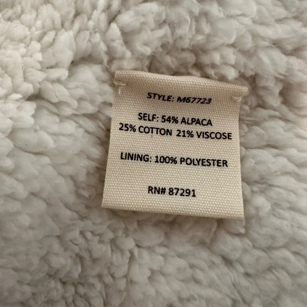 Johnny Was Yuya Sherpa Reversible Sweater Vest XL NWT $398‎